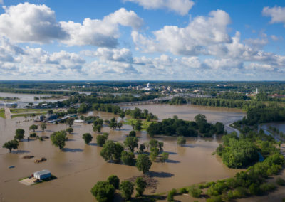A photo of the flood of 2019.