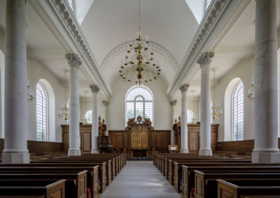 The church interior.