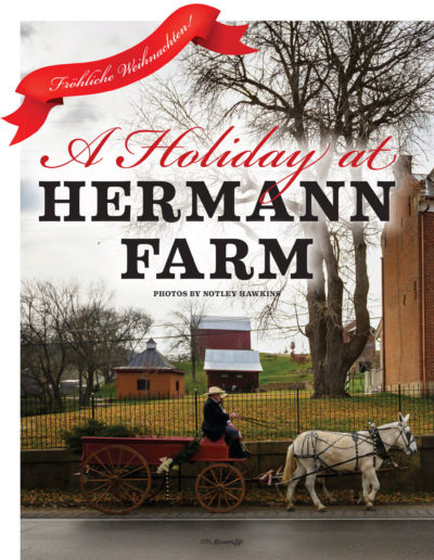 The Husmann House at Hermann Farm in Hermann, Missouri.